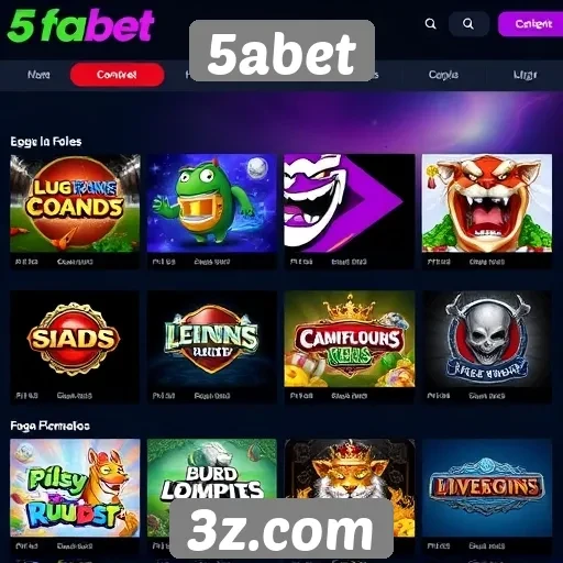 5abet oferece ampla variedade de jogos online